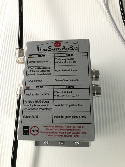 RSAB PNEUMATIC - RSAB Produkt - RoofSafetyAirBag für LKW